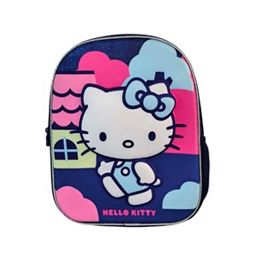 Hello kitty sac à dos maternelle 3d. Poche latérale. Dos rembourré.
