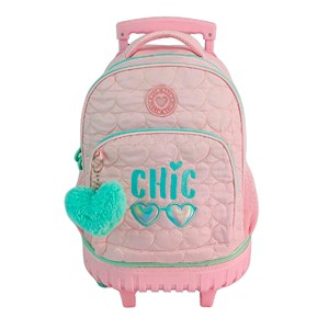 Trolley fijo compacte double corps grande capacité blin blin chic.