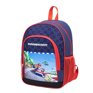 Super mario kart sac à dos. 2 poches latérales. Dossier rembourré.