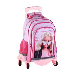 Barbie mode sac à dos primaire double compartiment + chariot avec.