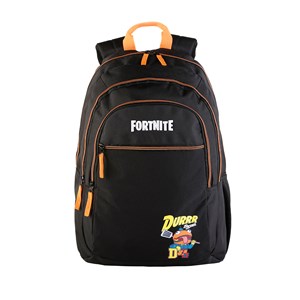 Fortnite durrr sac à dos primaire à double compartiment + chariot.