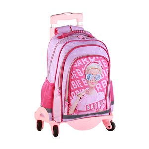 Barbie deluxe sac à dos primaire à double compartiment + chariot.