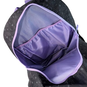 Kuromi sac d'école avec double compartiment adaptable à chariot.