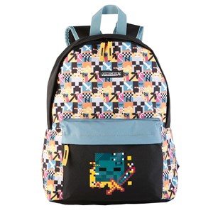 Minecraft pixel sac à dos américain, adaptable à un chariot.