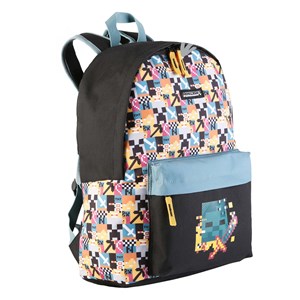 Minecraft pixel sac à dos américain, adaptable à un chariot.