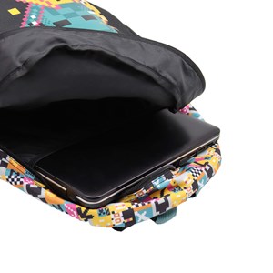 Minecraft pixel sac à dos américain, adaptable à un chariot.