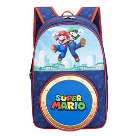 Super mario sac à dos. Poche avant ronde. Dos rembourré.