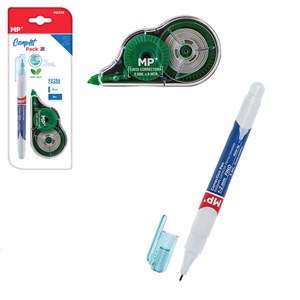 Ensemble de correcteurs : 1 correcteur en ruban et 1 correcteur liquide.