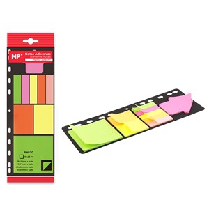 Pack 24 unités notes adhésives pour les dossiers 9 x 25 feuilles