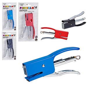 Agrafeuse manuelle 3 couleurs assorties grande couleur aléatoire