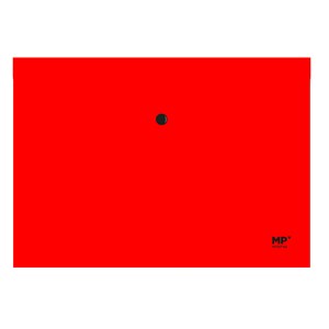 Pack 12 unités porte-folio avec fermeture par bouton a4 rouge