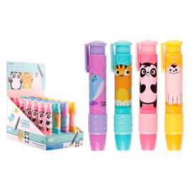 24 packs de port-cartouches avec pulseur 4 modèles assortis