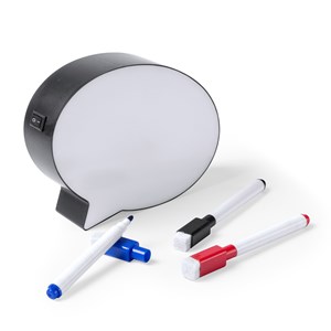 Nathan, tableau à craie avec intérieur éclairé par leds.