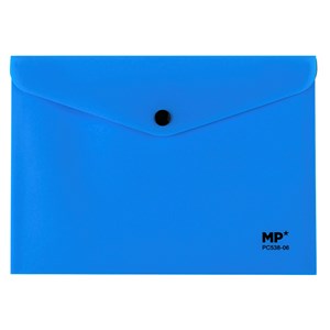 Pack 12 unités clip enveloppe fermeture bouton a5 bleu