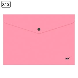 Pack 12 unités clip de close bouton a4 rose