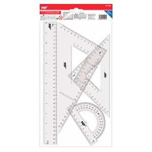 Pack 12 unités règles de dessin 4 pièces
