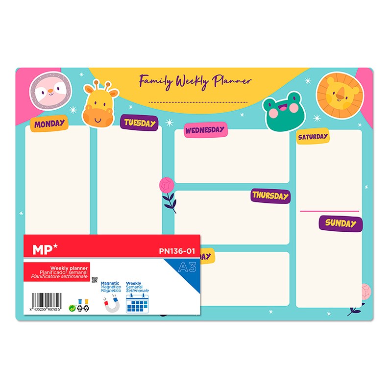 Empilement hebdomadaire magnétique a3