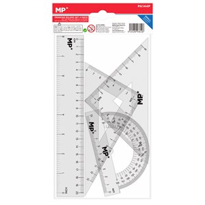 Pack 24 pcs règles de dessin 4 pièces