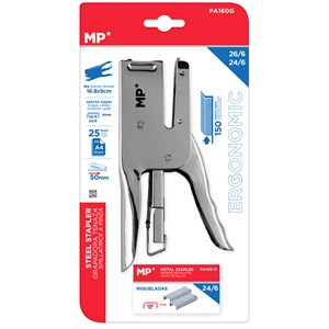 Agrafeuse pincer inox 16.8 cm x 9 cm