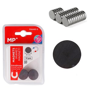 12 packs aimants d20mm 10uds