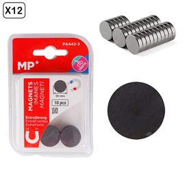 12 packs aimants d20mm 10uds