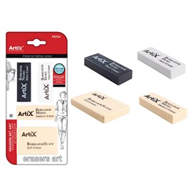 Gommes d'art 4 unités