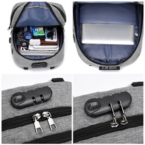 Sac à dos multi compartiments, pour ordinateur portable 13,3&nbsp;.