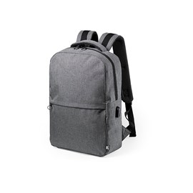 Sac à dos connexion usb. Poche rembourrée pour ordinateur portable et tablette.