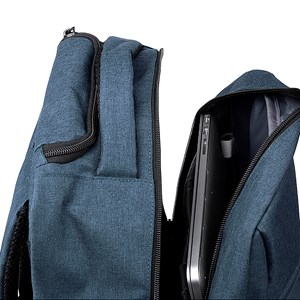 Sac à dos trolley connexion usb. Poche matelassée pour ordinateur portable.