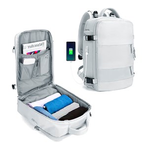 Sac à dos cabine de voyage à grande capacité avec plusieurs compartiments.