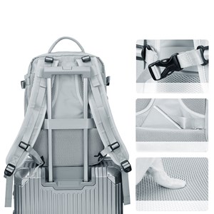 Sac à dos cabine de voyage à grande capacité avec plusieurs compartiments.