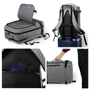 Sac à dos cabine multi-compartiment, porte-ordinateur portable 17''.