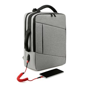 Sac à dos pour ordinateur portable avec interface de chargement usb.