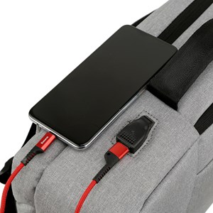 Sac à dos pour ordinateur portable avec interface de chargement usb.