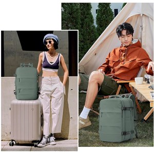 Sac de cabine de voyage à grande capacité avec multi-compartiments.