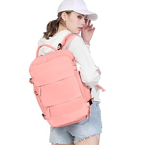 Grand sac à dos de cabine de voyage avec plusieurs compartiments.