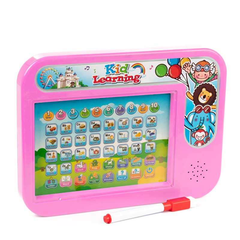 Machine d'apprentissage anglais avec sons et tableau.