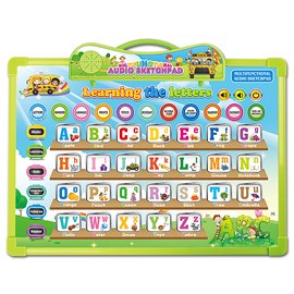 Tableau de dessin pour l'apprentissage de l'anglais avec 11 cartes