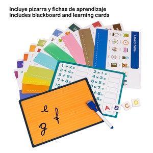 Jeu d'activités d'orthographe avec 107 lettres magnétiques.