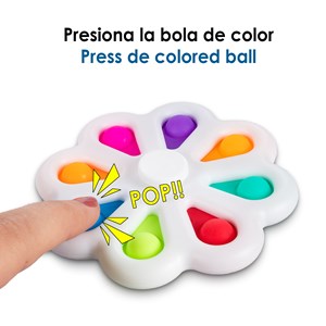 Exlusive bubble pop it et spinner, jouet sensoriel anti-stress.