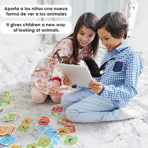 Fancy zoo. Cartes éducatives d'animaux en réalité augmentée.