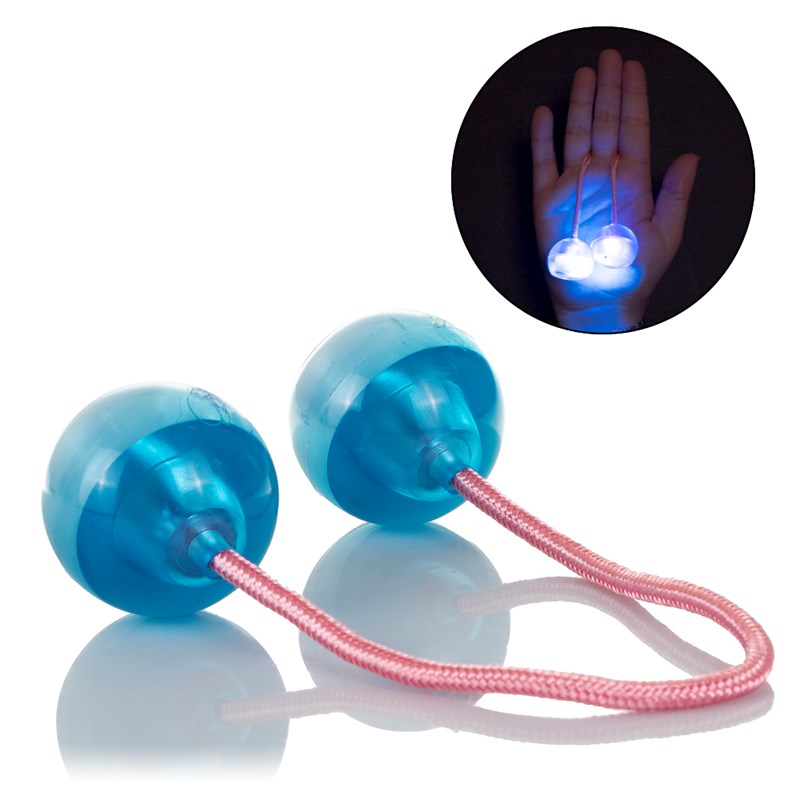 Clacker ball anti-stress semi-sphériques avec lumière led multicolore