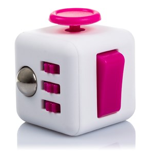 Fidget cube anti-stress avec 6 modules relaxants