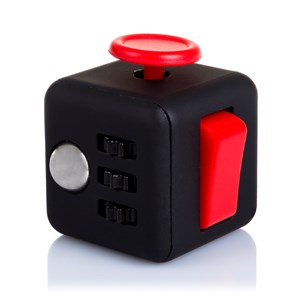 Fidget cube anti-stress avec 6 modules relaxants