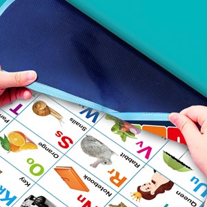 Abécédaire électronique interactif pour apprendre l'anglais.