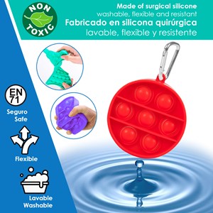 Mini bubble pop it jouet sensoriel anti-stress.