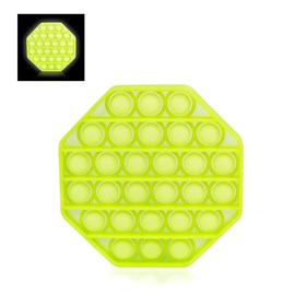 Bubble pop it glow jouet sensoriel anti-stress, bulles en silicone.