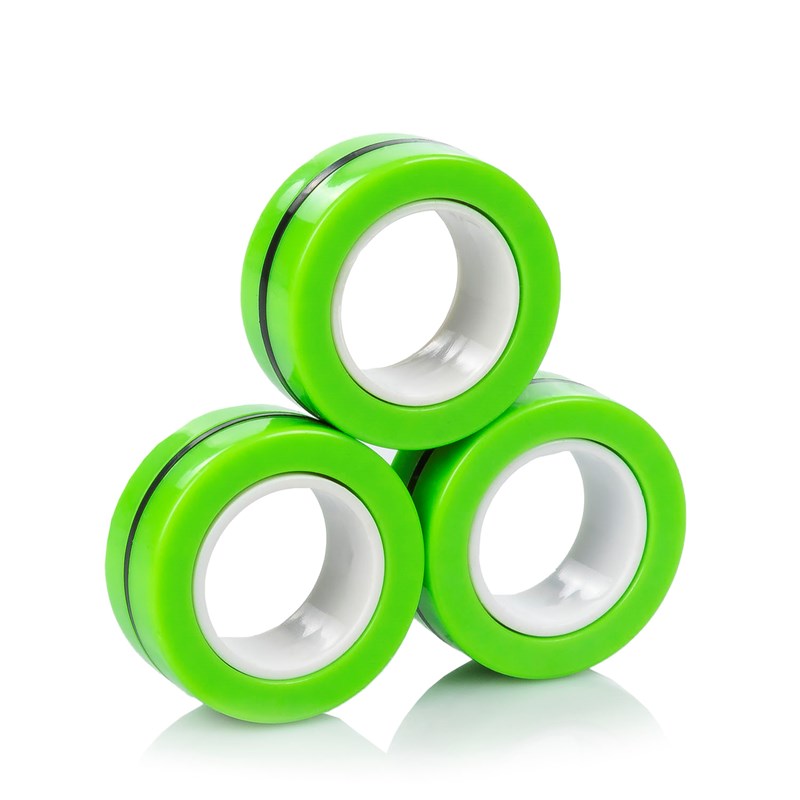 Anneaux fidget magnétiques, anaux magnétiques. Jouet anti-stress.