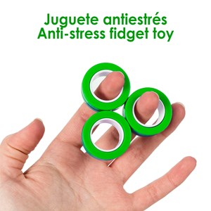 Anneaux fidget magnétiques, anaux magnétiques. Jouet anti-stress.