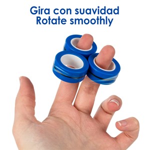 Anneaux fidget magnétiques, anaux magnétiques. Jouet anti-stress.